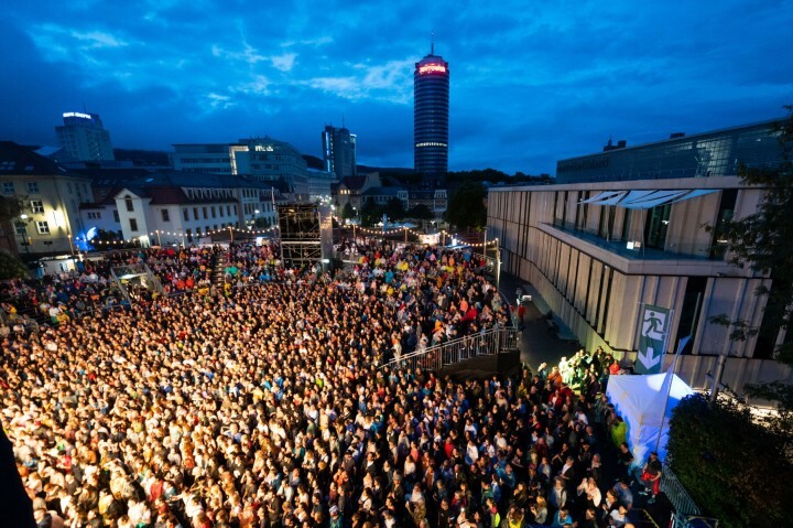 Blick auf das Publikum beim Faber-Konzert zur Kulturarena 2024