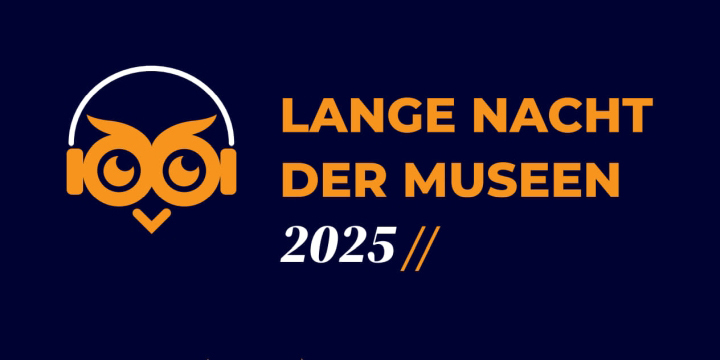 Logo der Langen Nacht der Museen mit einer Eule mit Kopfhörern  ©Kartinka