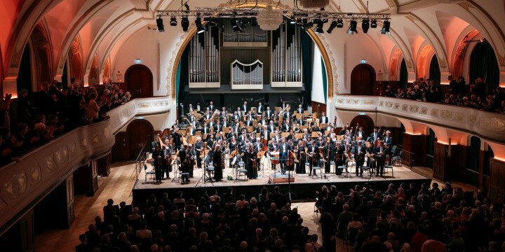 Orchester der Jenaer Philharmonie im Volkshaus Jena  ©JenaKultur, C. Worsch