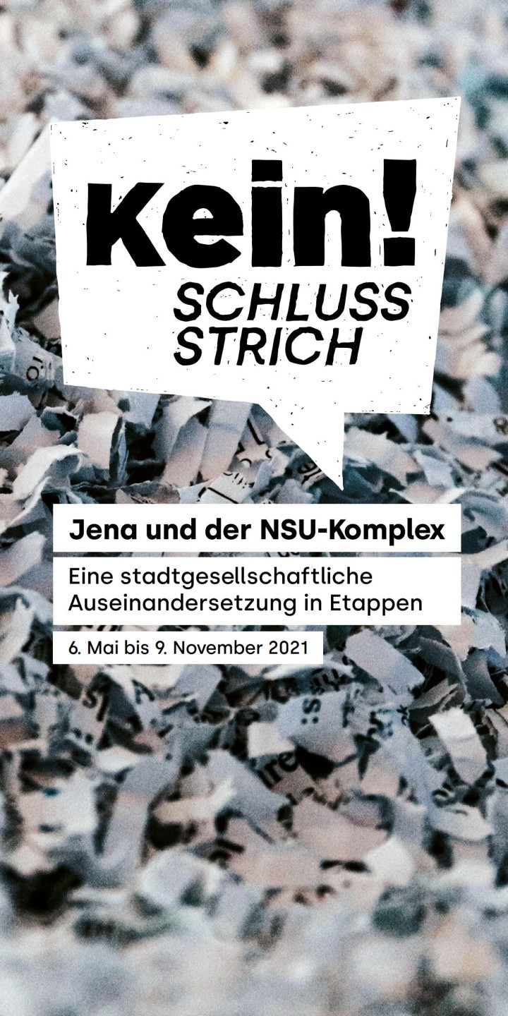 Cover des "Kein Schlussstrich!"-Programmhefts