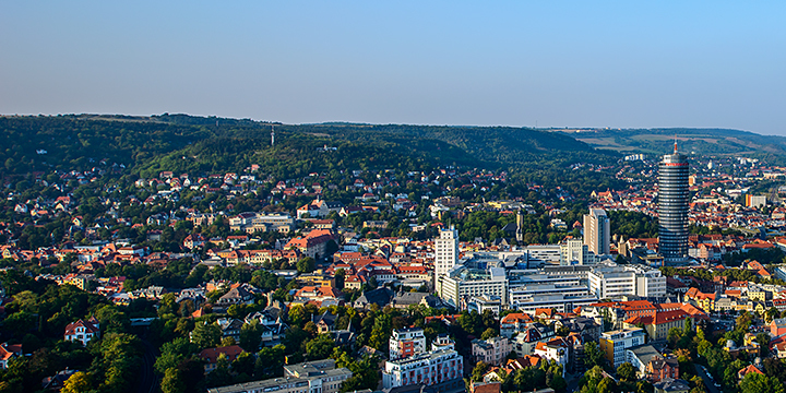 Stadtansicht von Jena  ©JenaKultur, C. Häcker